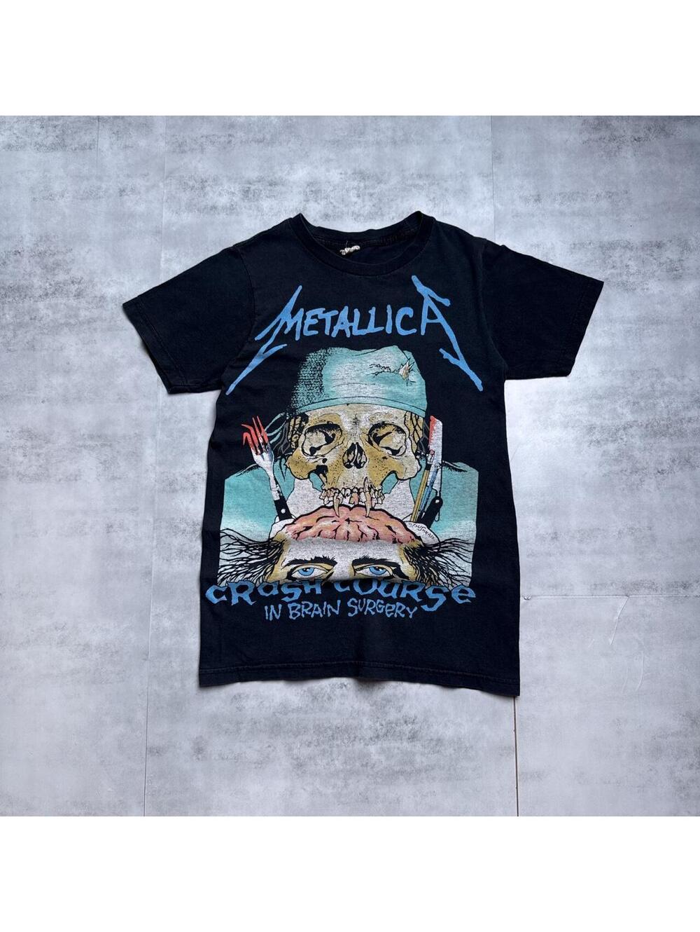Y2K Metallica Crash Course 00s Bay Island Black t shirt